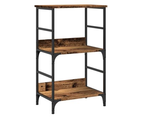 Ormar za knjige staro drvo 50x33x82 cm konstruirano drvo