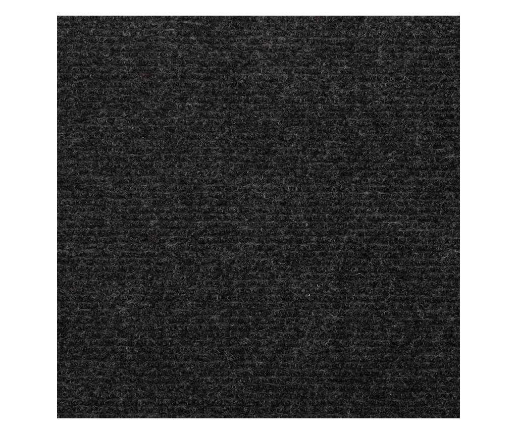 Самозалепващи стелки за стъпала, 20 бр, черни, 65x22,5x3,5 см - 8