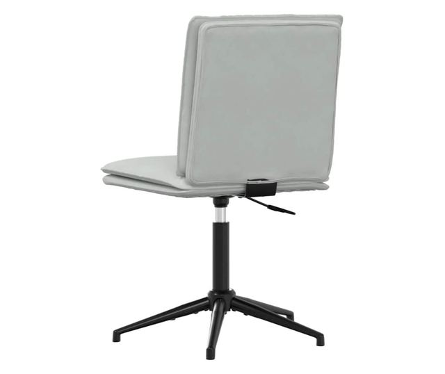 Kuhinjski stoli, komplet 4, svetlo sivi, žamet