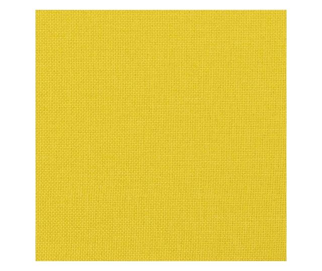 2-местен диван, светложълт, 140 см, плат