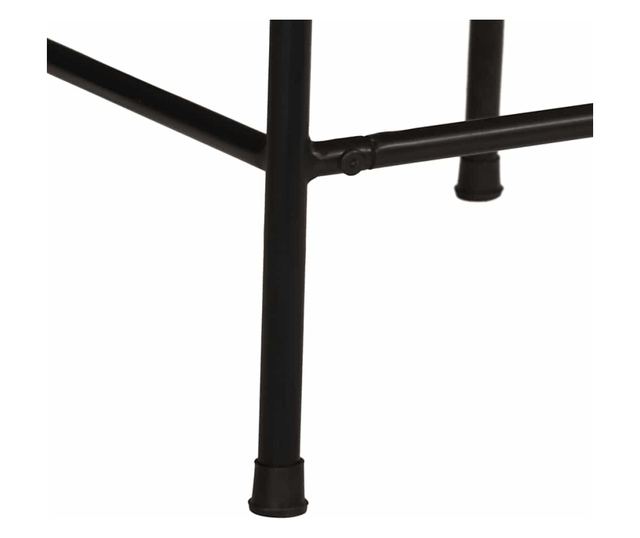 Barski stoli 2 kosa 46x35,5x80 cm Masiven grob mangov les