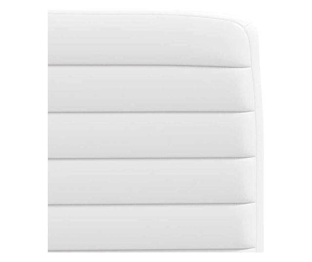 Kuhinjski stoli, 2 kosa, beli, umetno usnje