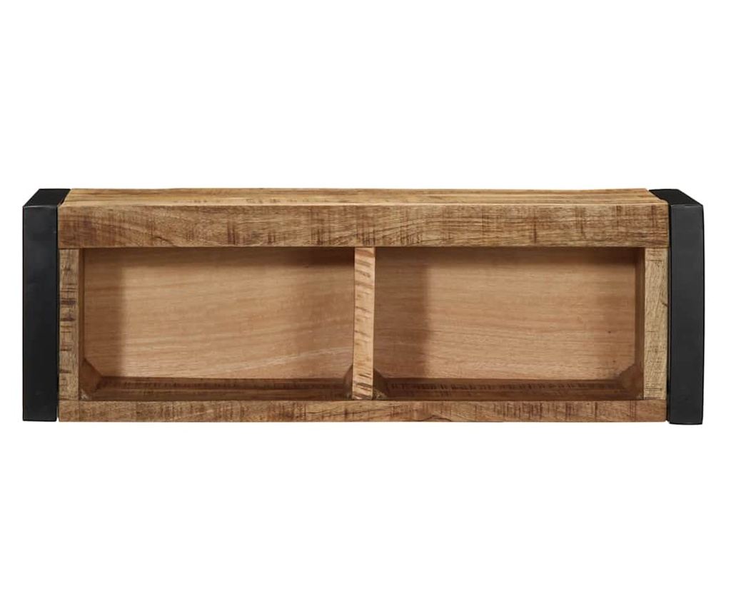 ТВ шкаф 80x30x25 cm Масивна груба дървесина Манго - 2
