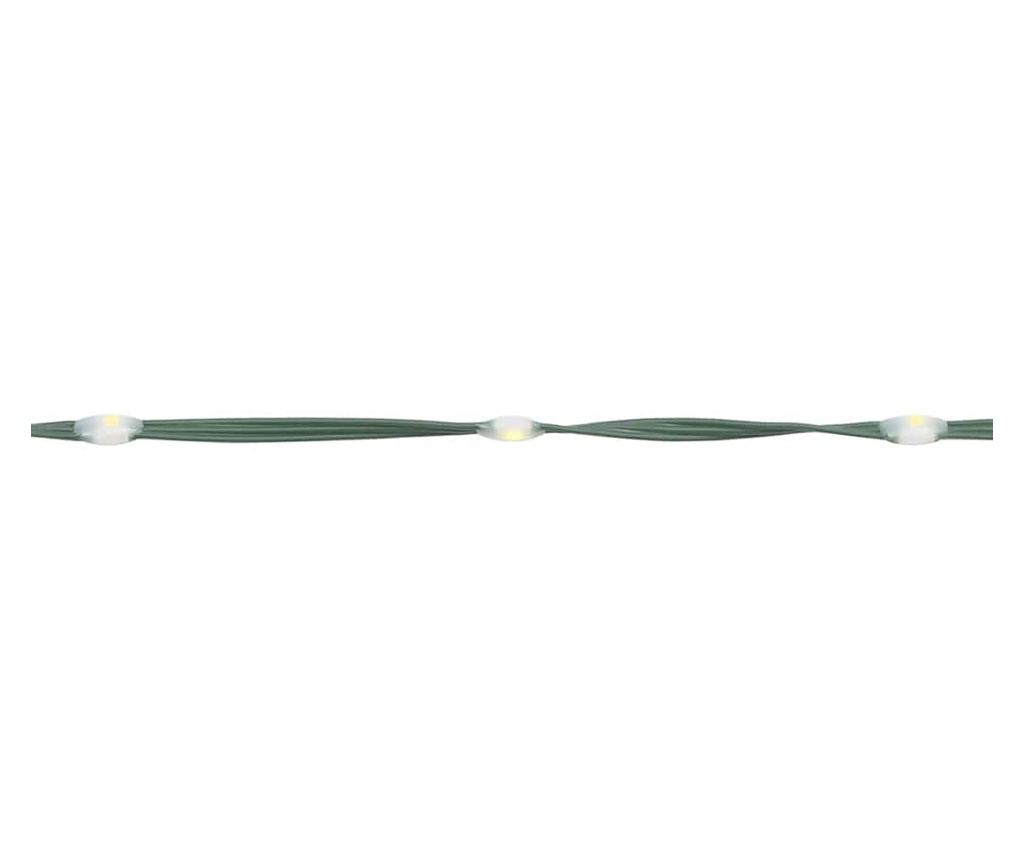 LED коледна елха 339 светодиода топло бяло 187 см - 7