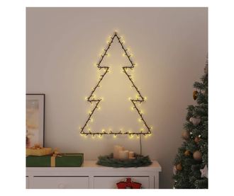 Lumini de Craciun Silueta Pom Craciun 115 LED-uri Alb Cald