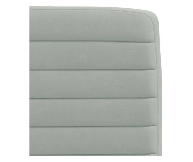 Jedilni stoli, komplet 4, svetlo sivi, žamet