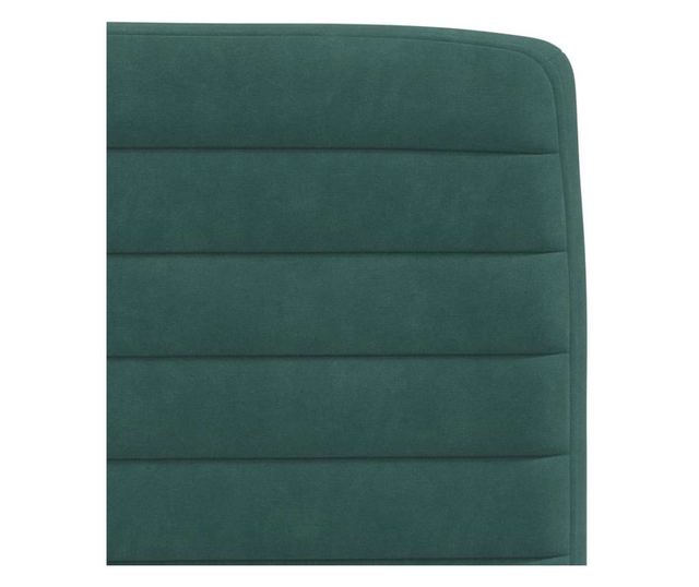 Jedilni stoli, 2 kosa, temno zelena, žamet