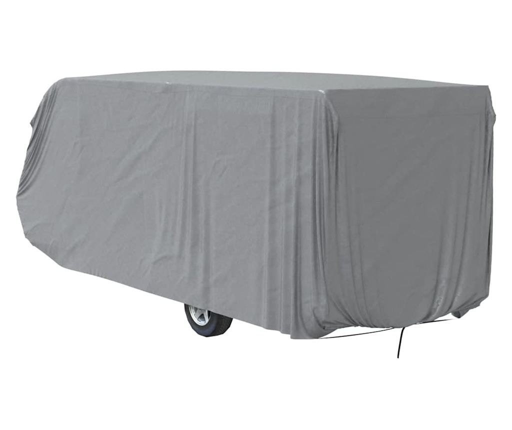 Покривало за каравана сиво 732x250x220 cm Нетъкана материя - 8