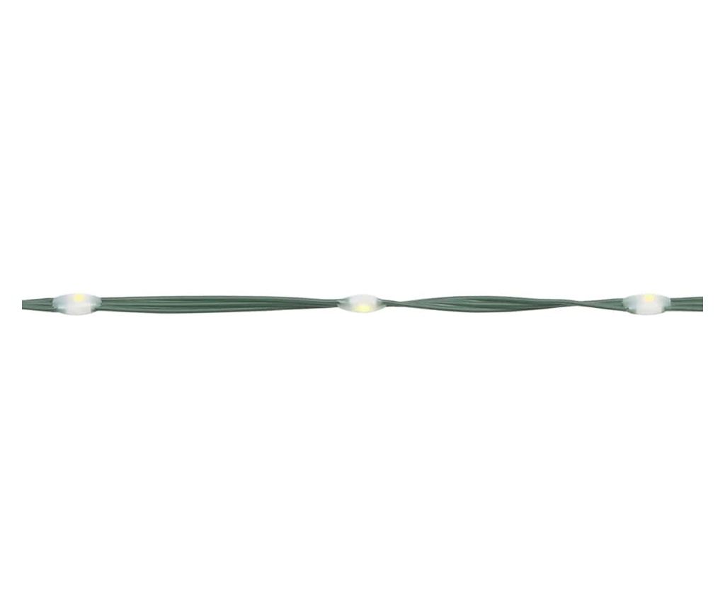 LED коледна елха 363 светодиода студено бяло 182 см - 9