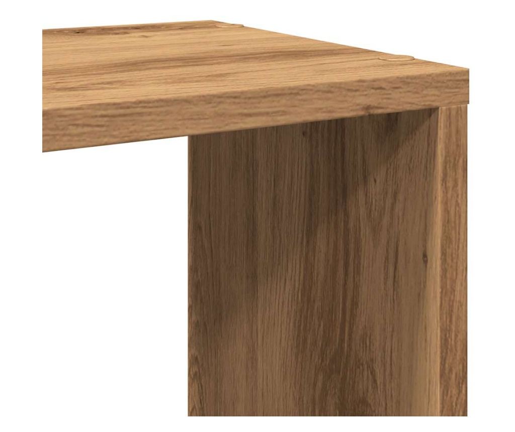 Шкаф за книги/разделител на стаи Artisan Oak 80x24x186 cm - 6