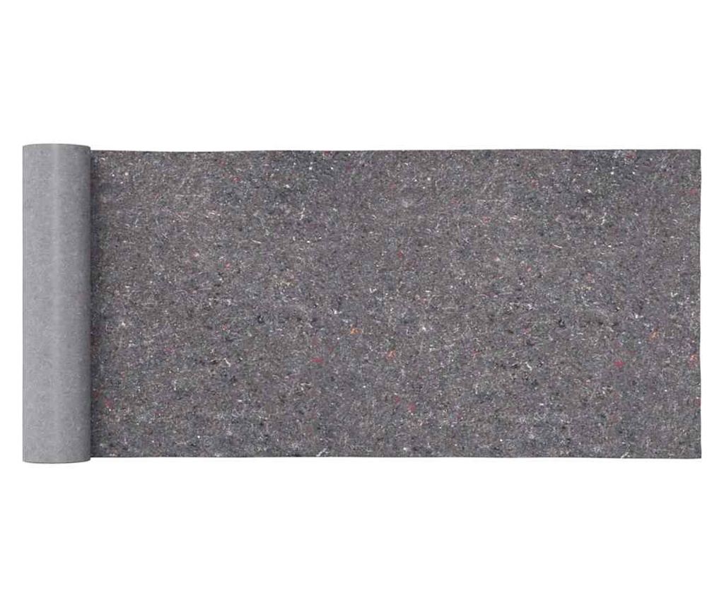 Неплъзгаща се поларна материя за художници 25 м 280g/m² Grey - 5