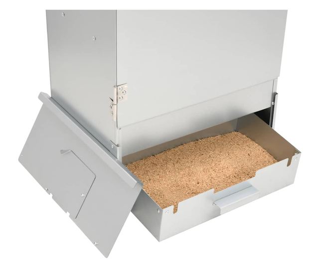 Пушилка с дървени стърготини 44,5x29x110 см поцинкована стомана