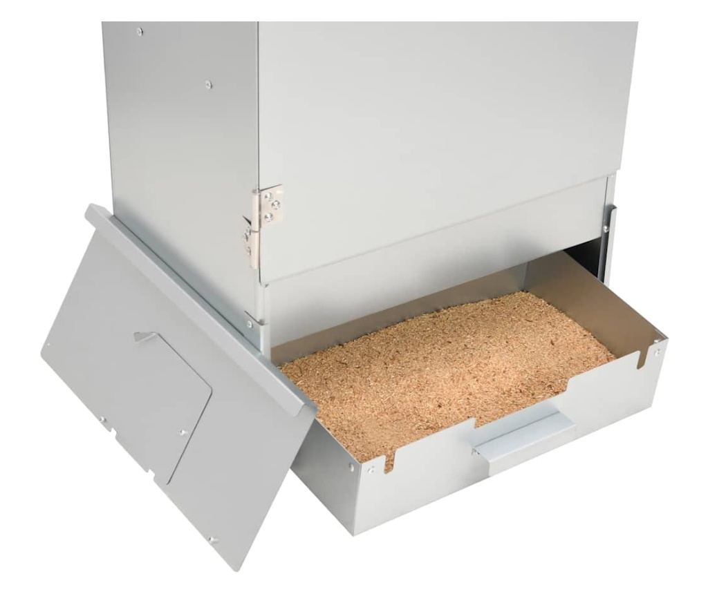 Пушилка за барбекю с маса, поцинкована стомана - 6