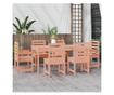 Градински комплект маса, 7 части, масивна дървесина Дуглас thumbnail 3