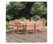 Градински комплект маса, 7 части, масивна дървесина Дуглас thumbnail 1