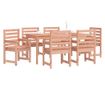 Градински комплект маса, 7 части, масивна дървесина Дуглас thumbnail 4