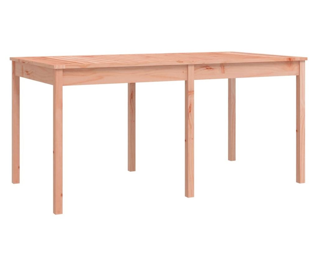 Градински комплект маса, 7 части, масивна дървесина Дуглас - 7