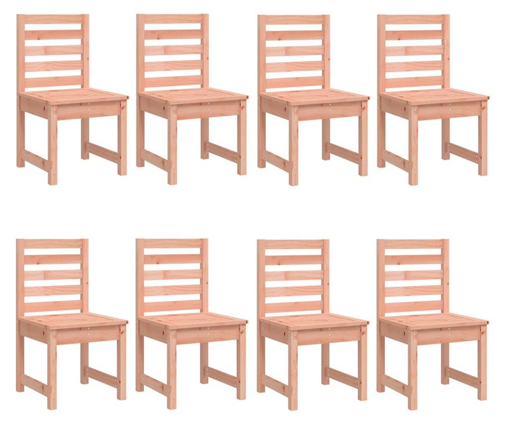 11-частичен комплект градински мебели, масивна дървесина Дуглас - 6