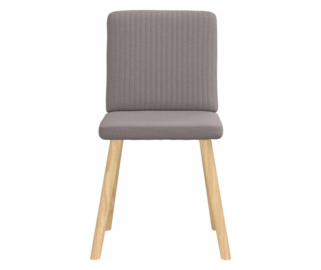 Jedilni stoli, komplet 6, taupe siva, tkanina - 4