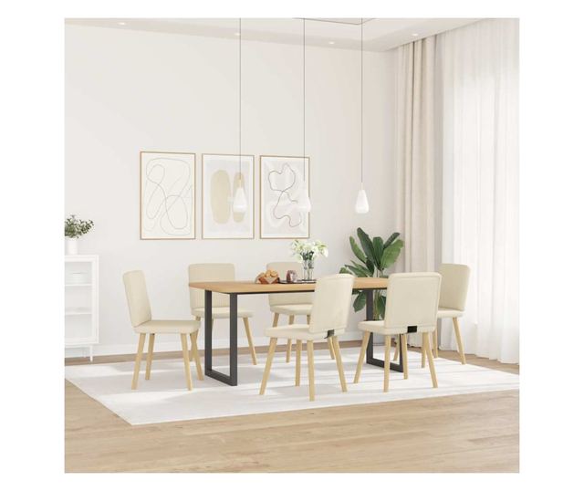 Jedilni stoli, 6 kosov, platno