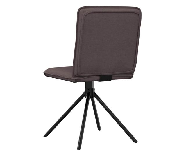 Jedilni stoli, 2 kosa, temno rjava, blago