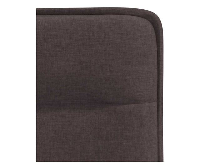 Jedilni stoli, 2 kosa, temno rjava, blago