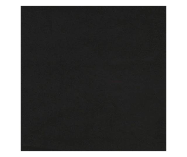 Kanapa rozkładana z podłokietnikami, czarna, aksamitna