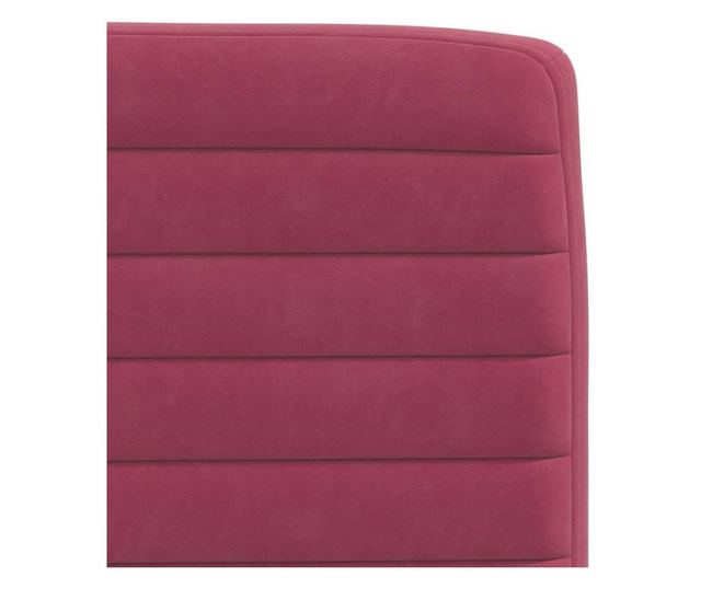 Kuhinjski stoli, 6 kosov, vinsko rdeča, žamet