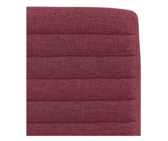 Jedilni stoli, 4 kosi, vinsko rdeča, blago