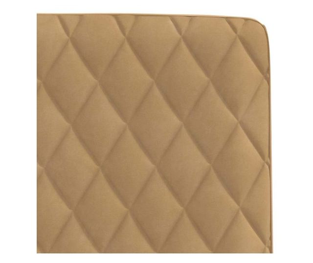 Kuhinjski stoli, 2 kosa, rjavi, žamet