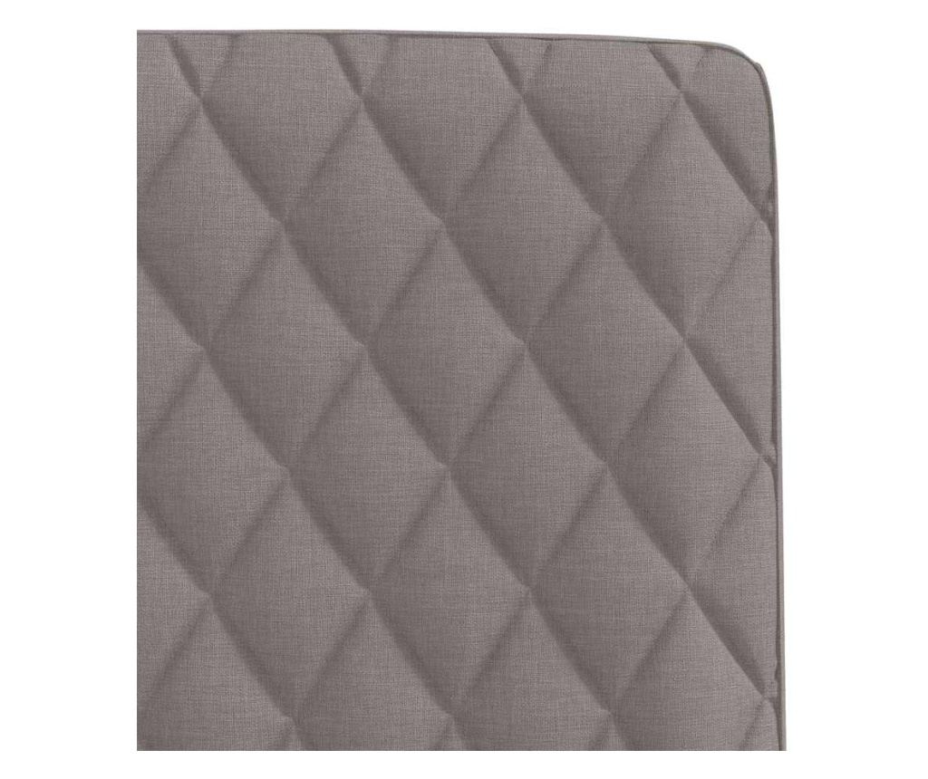 Jedilni stoli, komplet 6, taupe siva, tkanina - 11
