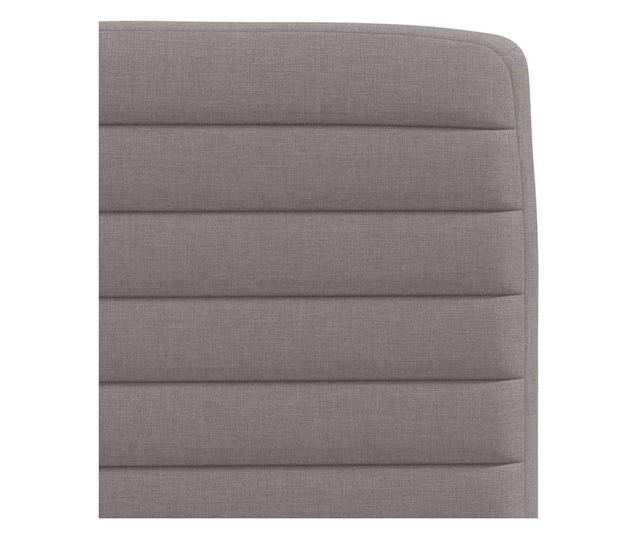 Jedilni stoli, 6 kosov, taupe siva, blago