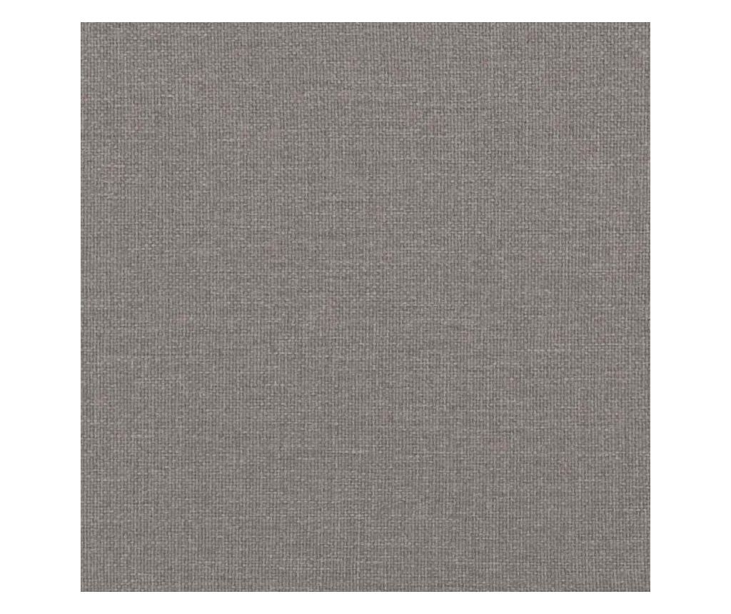 Шезлонг с десен подлакътник Taupe Fabric - 6
