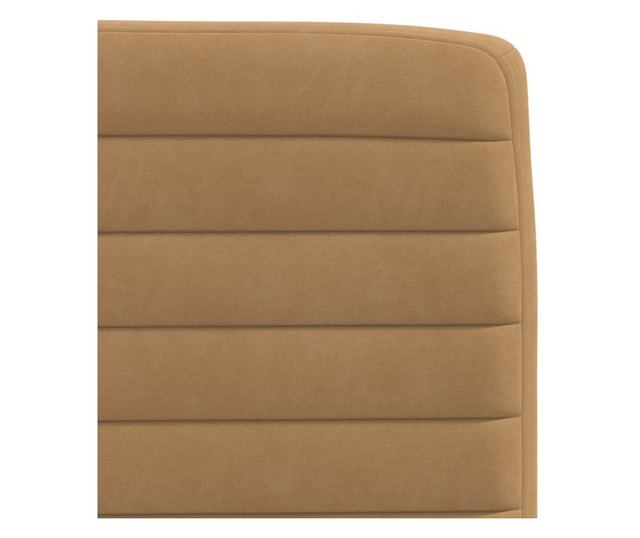 Kuhinjski stoli, 2 kosa, rjavi, žamet