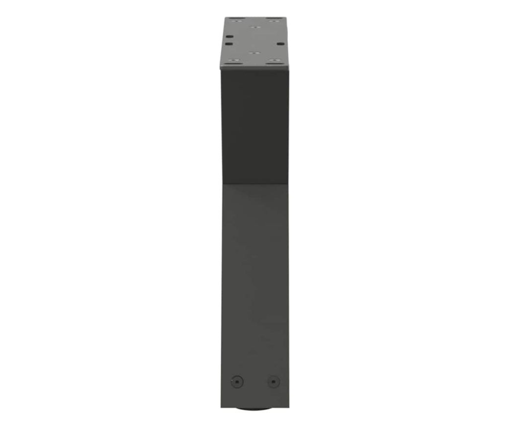 Крака за масичка за кафе, 2 бр., антрацит, 50x(30-31,3) см, стомана - 6