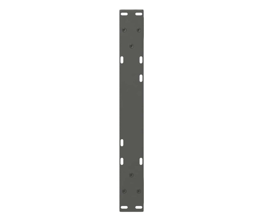 Крака за масичка за кафе, 2 бр., антрацит, 60x(30-31,3) см, стомана - 7