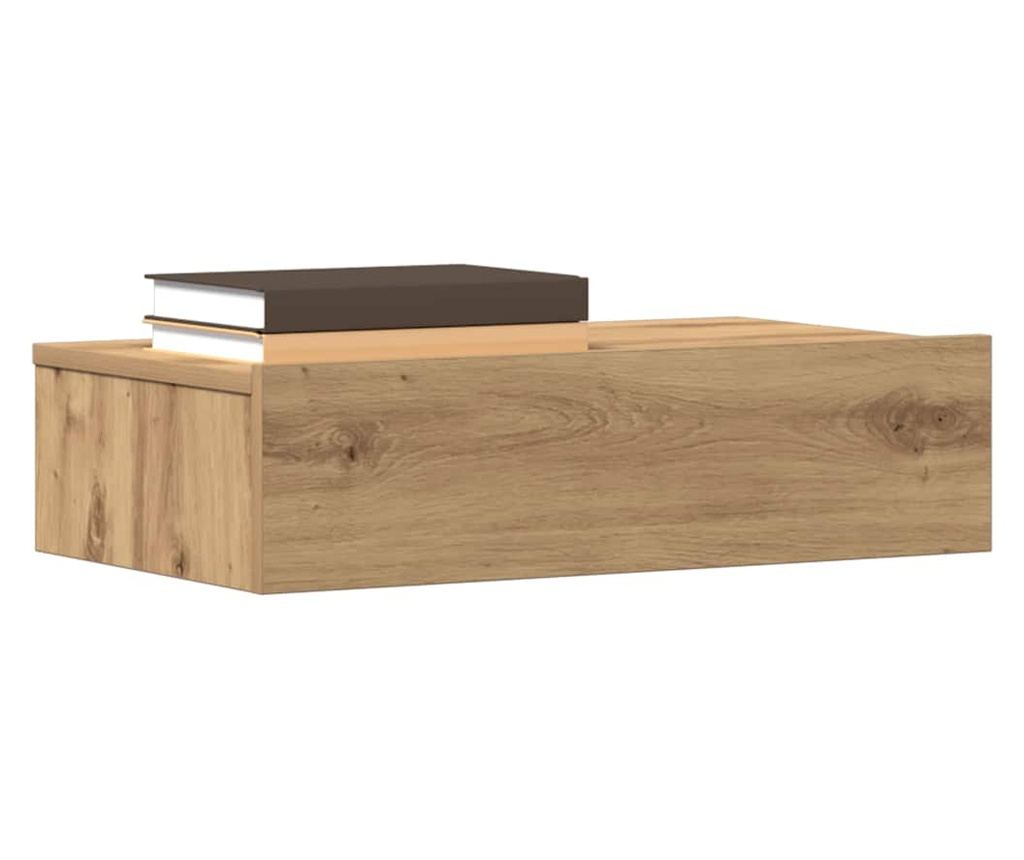 Artisan Oak Noćni Ormarić 60X35 Cm (Obrađeno Drvo) - 2