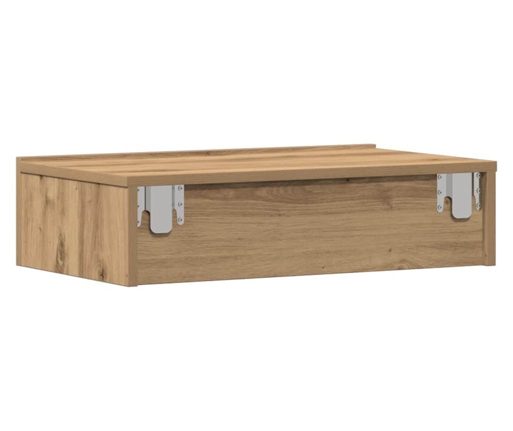 Artisan Oak Noćni Ormarić 60X35 Cm (Obrađeno Drvo) - 8