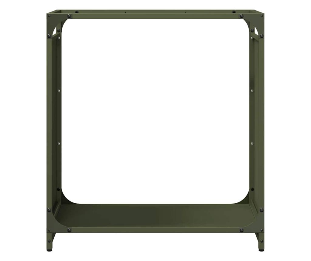 Стойка за дърва, 60x28x65 см, студеновалцувана стомана - 5