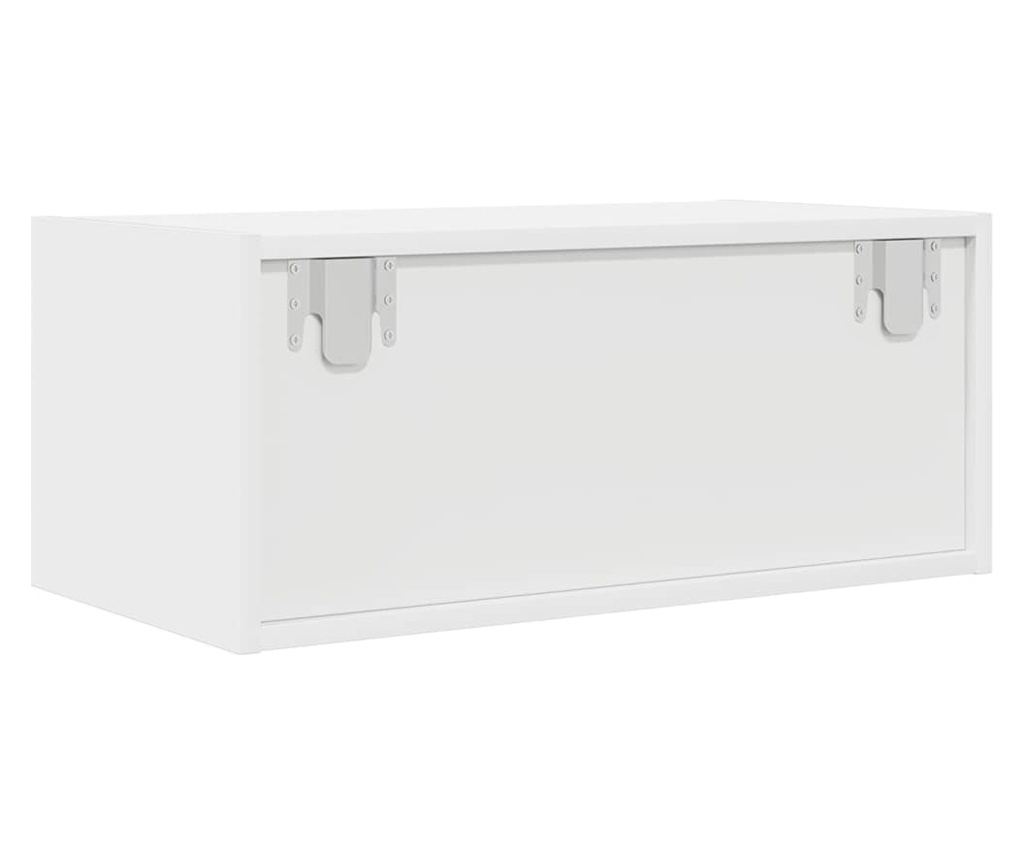 ТВ шкафове, 2 бр, бели, 60x31x25,5 см, инженерно дърво - 9