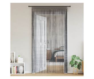 Perdele sir 2 buc Antracit 140x250 cm
