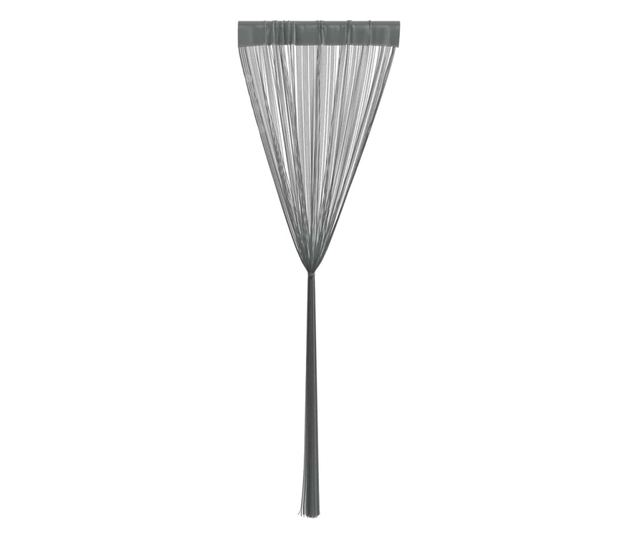 Perdele sir 2 buc Antracit 140x250 cm