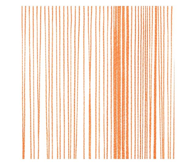 Perdele sir 2 buc Portocaliu 140x250 cm