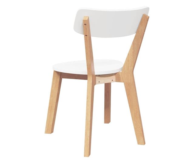 Jedilni stoli 2 kosa masiven les kavčukovca