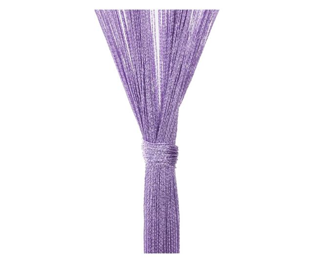 Perdele sir 2 buc Violet 140x250 cm