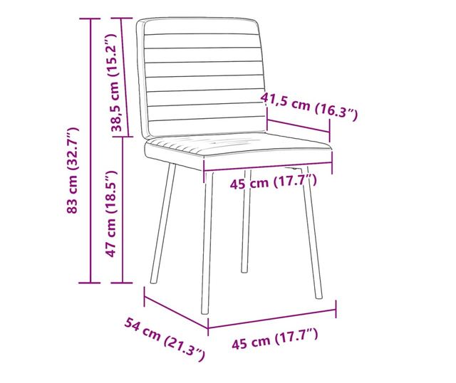 Jedilni stoli, 6 kosov, rumeni, žamet