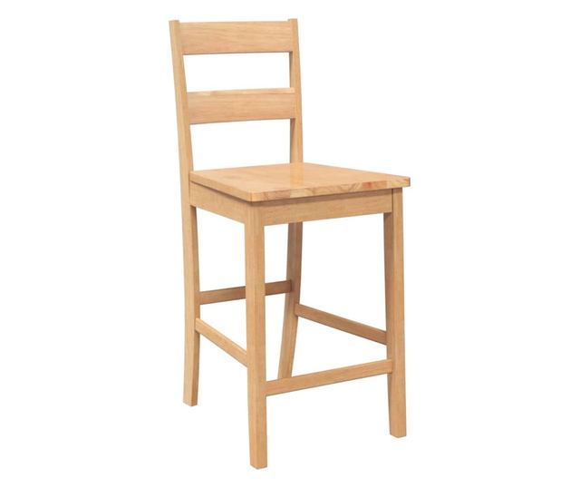 Barski stoli 2 kosa masiven kavčukovec