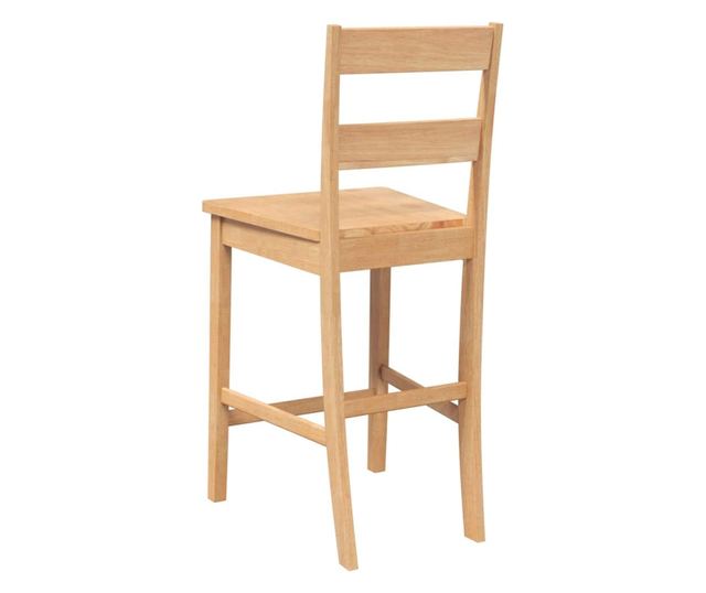 Barski stoli 2 kosa masiven kavčukovec