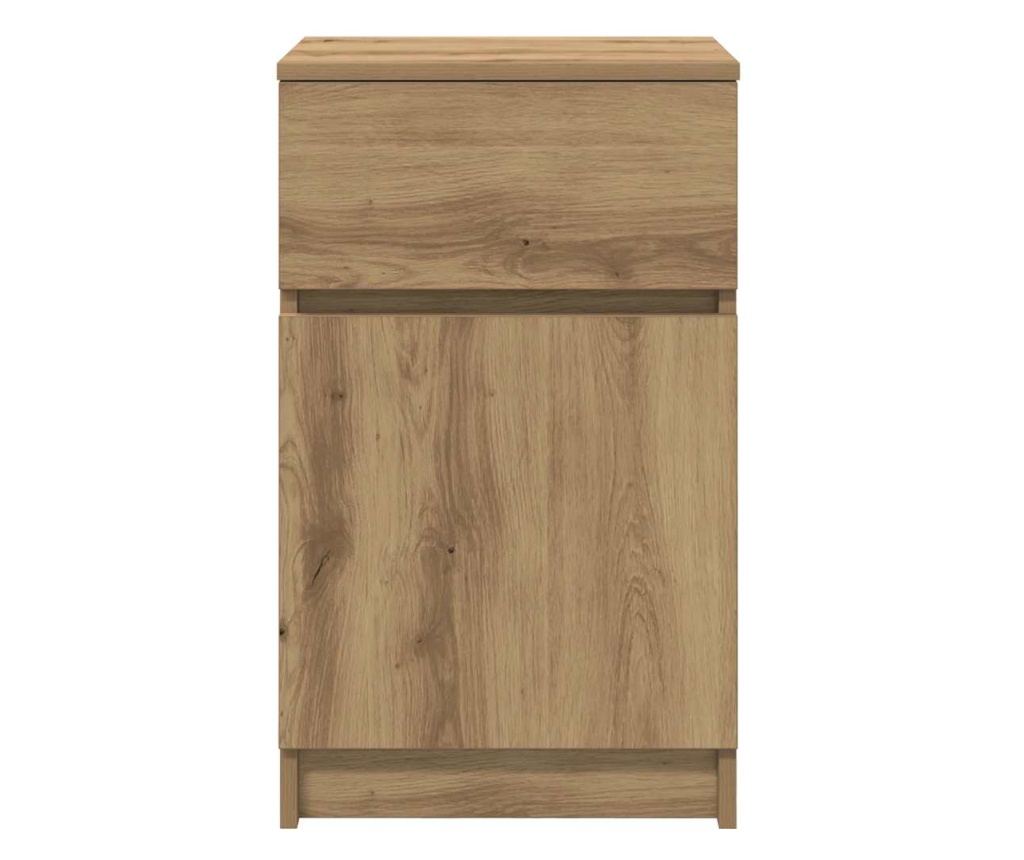 Noćni ormarić, 2 kom, Artisan Oak, 39x35x65 cm, obrađeno drvo - 7