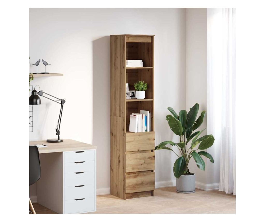 Highboard Artisan Дъб 37,5x35x180 cm Инженерна дървесина - 2